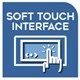 Soft touch interface