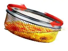 PATENTED ANGLED ROTATING BASKET